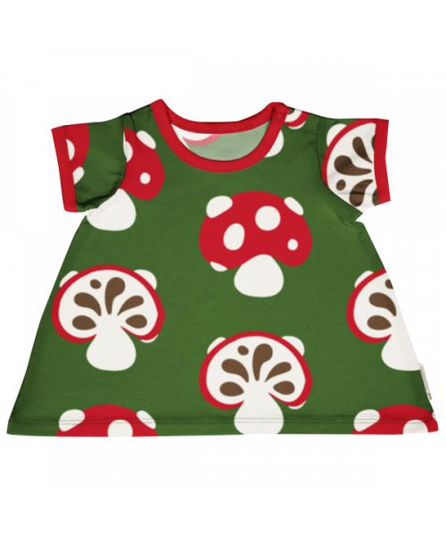 Maxomorra Kleid für Puppen Nordic Mushroom