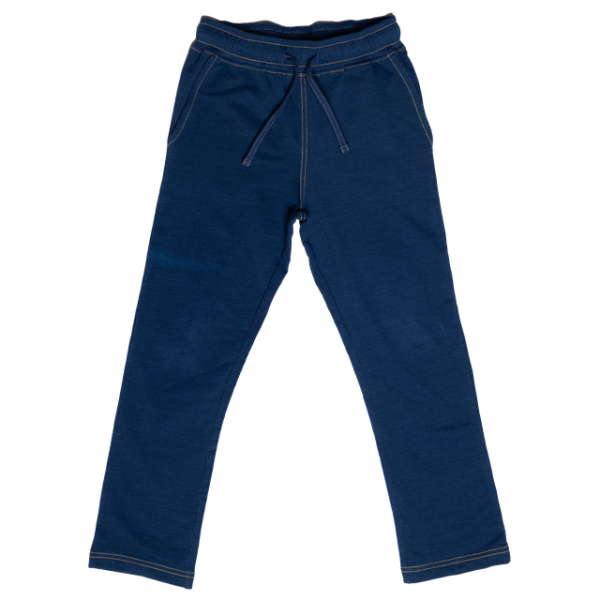 Maxomorra Pants Indigo Rib Wash