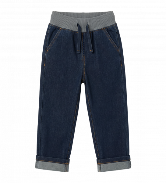 Hose Denim mit Bündchen - Maxomorra