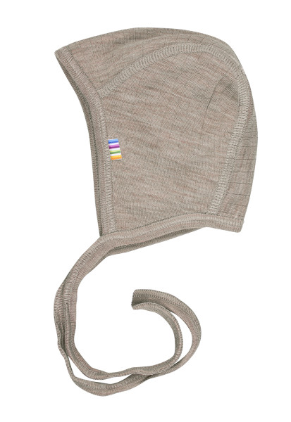 Babymütze - Erstlingsmütze Merino Wolle Beige