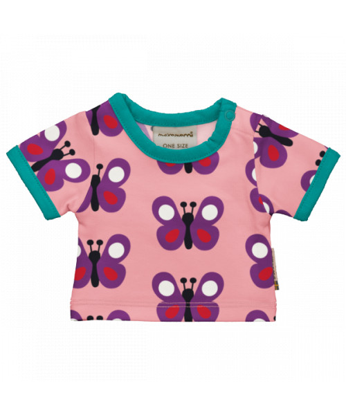 Maxomorra Shirt für Puppen Garden Butterfly