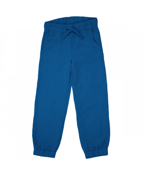 Maxomorra Hose Musselin blau Blue