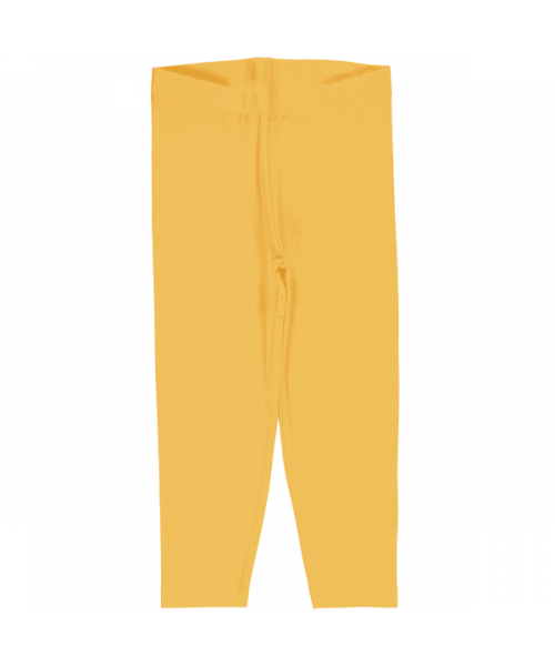 Maxomorra Leggings 3/4 Basic Yellow Sun