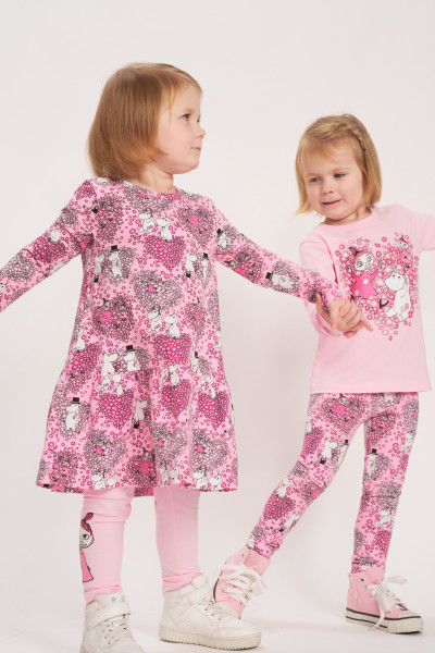 Kleid Mumin 'Friends Pink'