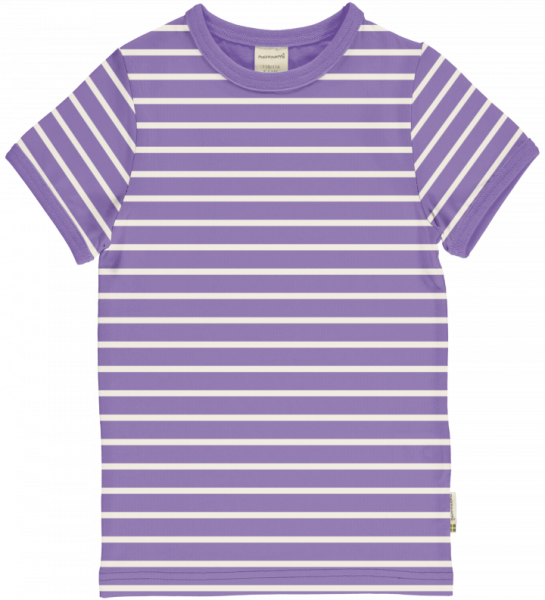 T-Shirt Purple Stripes - Maxomorra