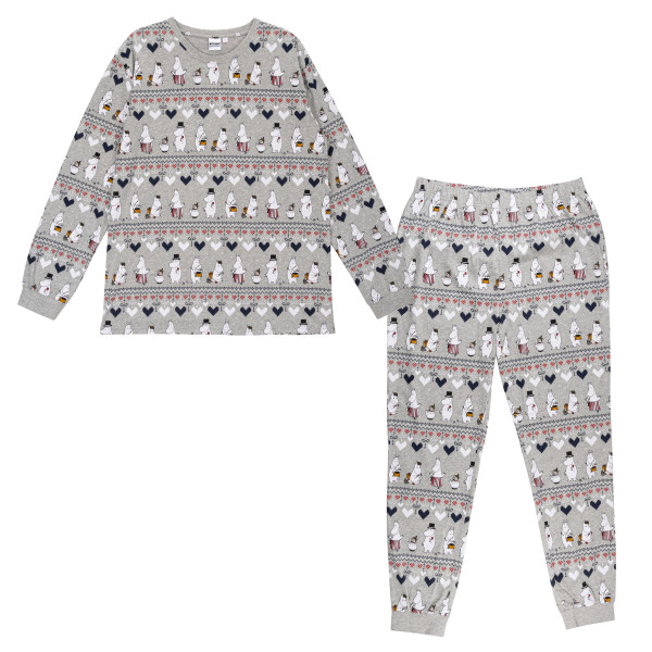 Schlafanzug Mumin Winterheart Grey Kids