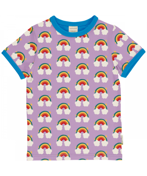 Maxomorra T-Shirt Kurzarm Tales Rainbow Regenbogen