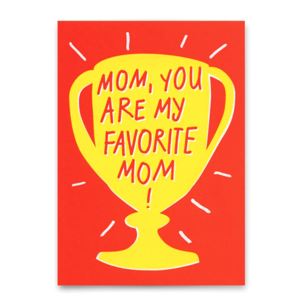 Postkarte Favorite Mom - Deli Cards