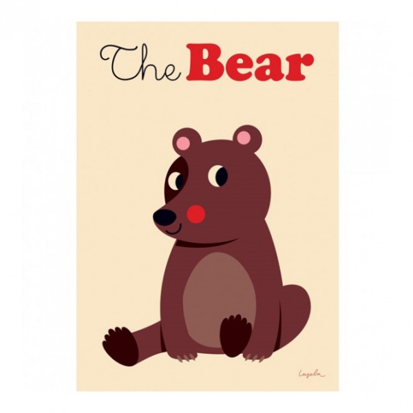 OMM Design - Poster Brown Bear