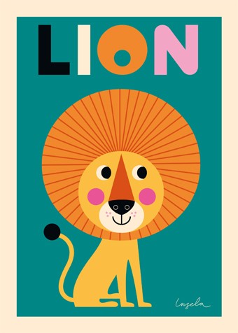 OMM-Design - Poster "Lion"