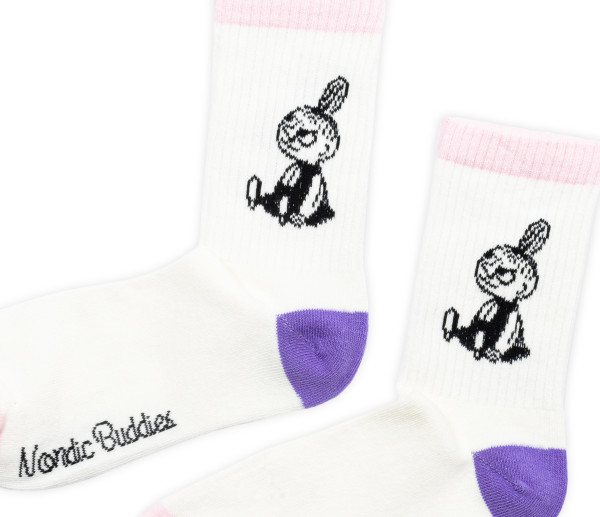 Nordic Buddies Kleine My Tennis Socken Gr. 36-42 weiß lila