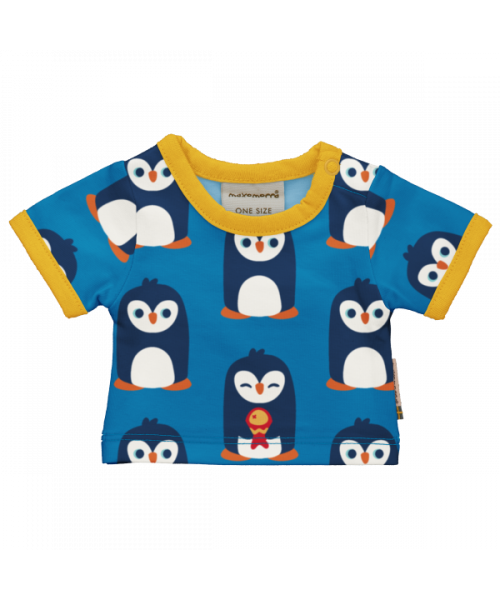 Maxomorra Shirt für Puppen Antarctic Penguin