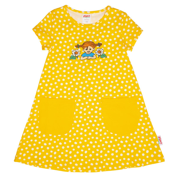 Kleid Pippi Langstrumpf 'Speckled Yellow'