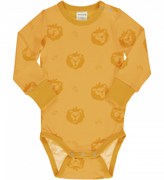 Body Langarm Lion Mono - Maxomorra