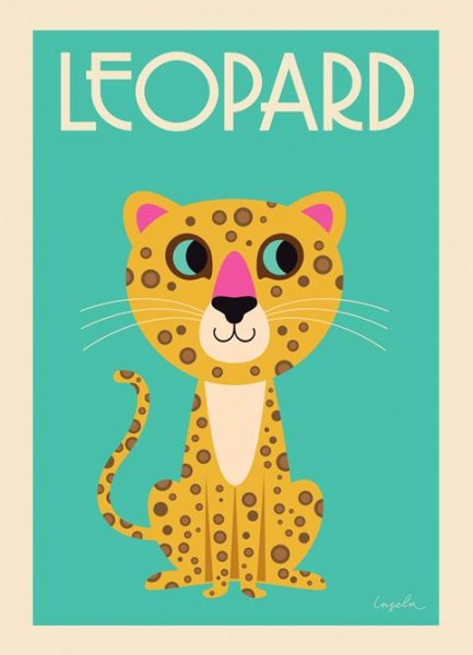 OMM Design Poster Leopard