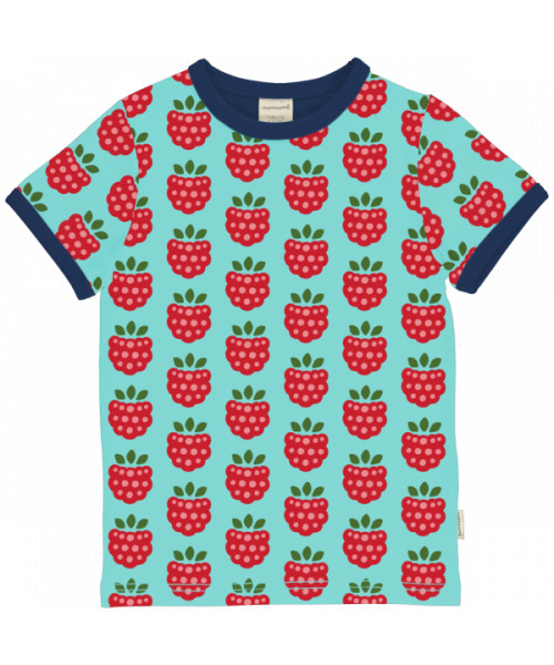 Maxomorra T-Shirt Kurzarm Himbeeren Raspberry pink