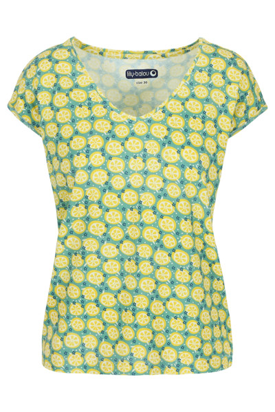 Lily Balou Damen T-Shirt Zitronen
