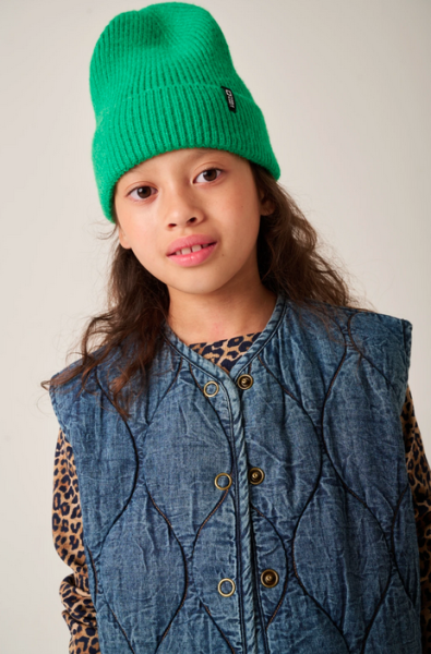 Weste wendbar Leo/Denim