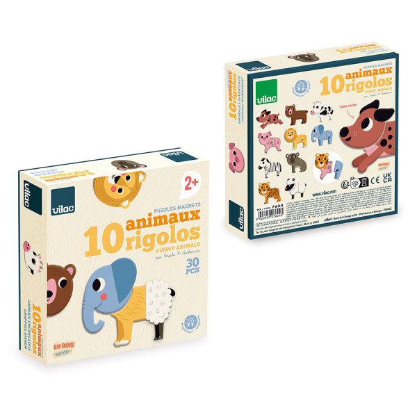 Holzspielzeug - Mix and Match Animals - magnetisch