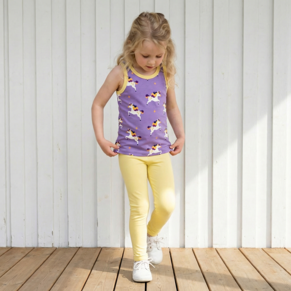 Leggings Basic Yellow - Maxomorra