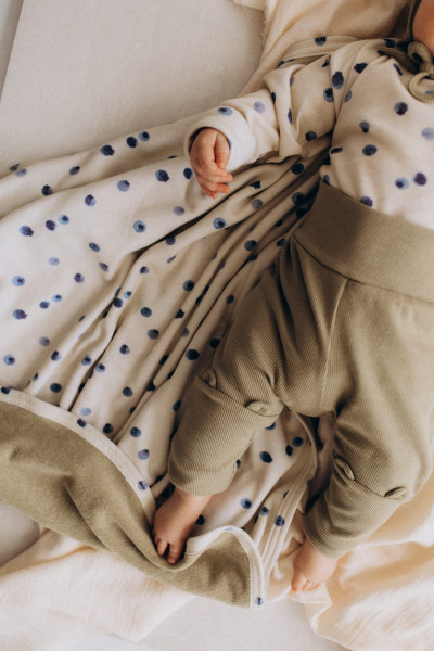 Babydecke Terry Blueberry Breeze - organic