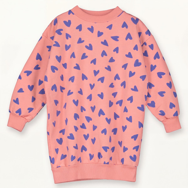 Lötiekids Long Sweat Shirtkleid Hearts