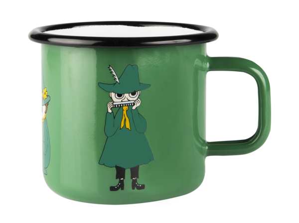 Muurla Schnupferich Emaille Tasse Retro