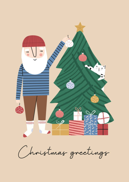 Spira of Sweden Weihnachtskarte Christmas Greetings