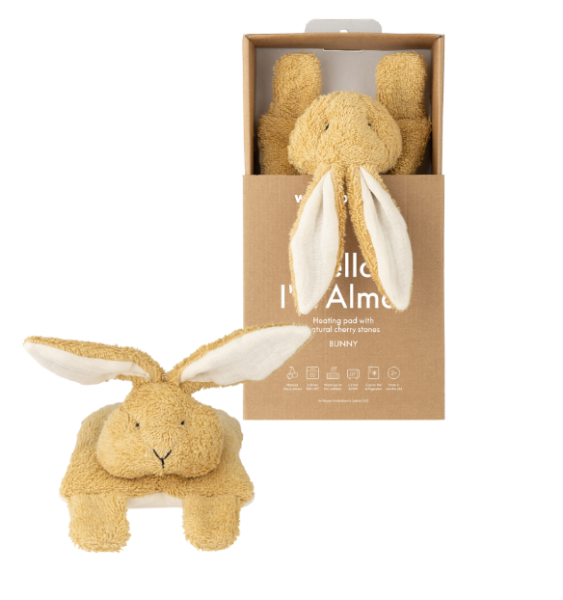 Kirschkernkissen Hase - organic