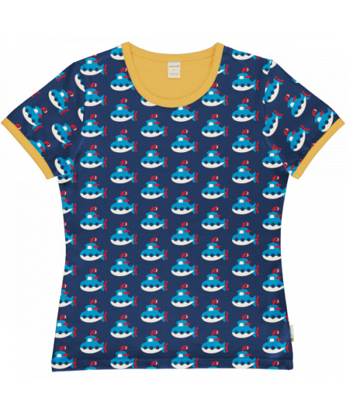 Maxomorra Kurzarmshirt Adult Submarine U-Boot