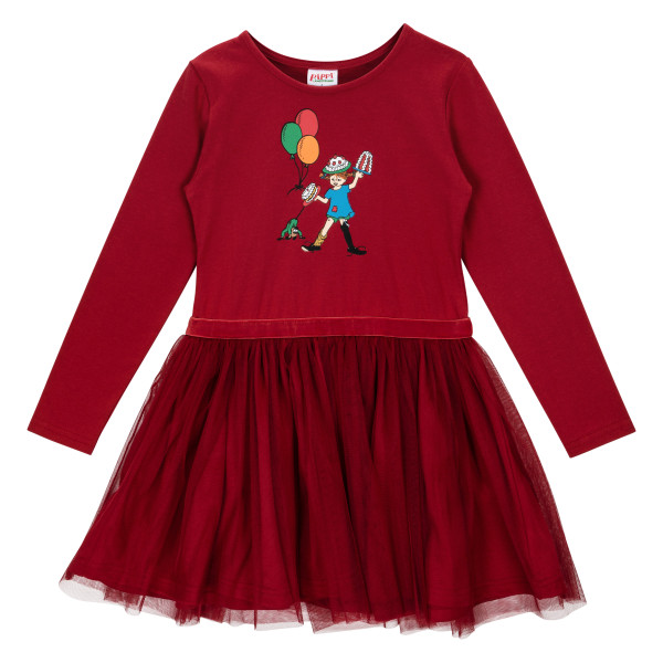 Kleid Pippi Langstrumpf 'Tüll Ballons Rot'