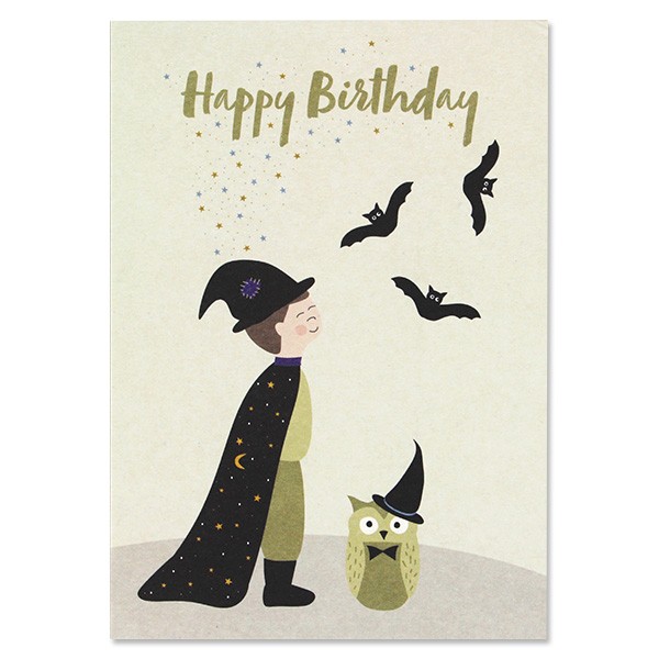 Ava & Yves Postkarte Magier Happy Birthday