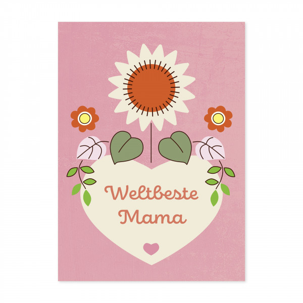 Monimari Karte Weltbeste Mama