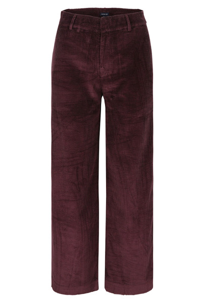 Lily Balou Damen Hose Cord Grape Wine lila