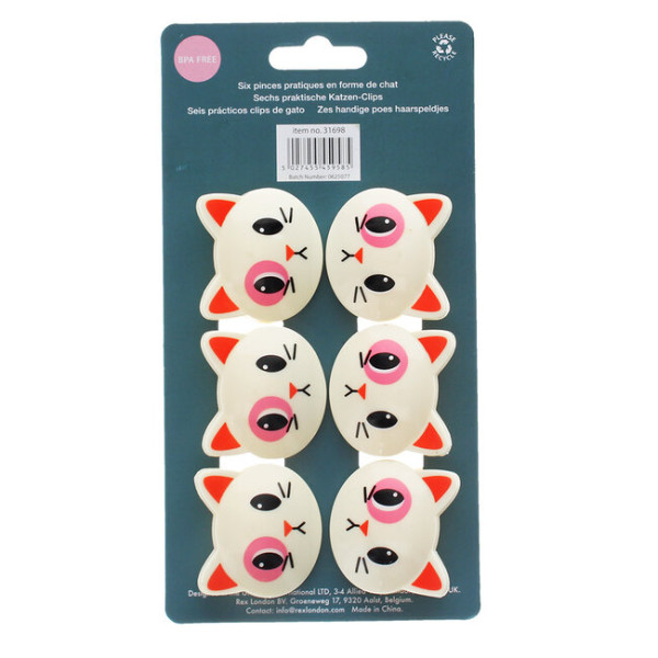 Klammer Katzen - 6er Set