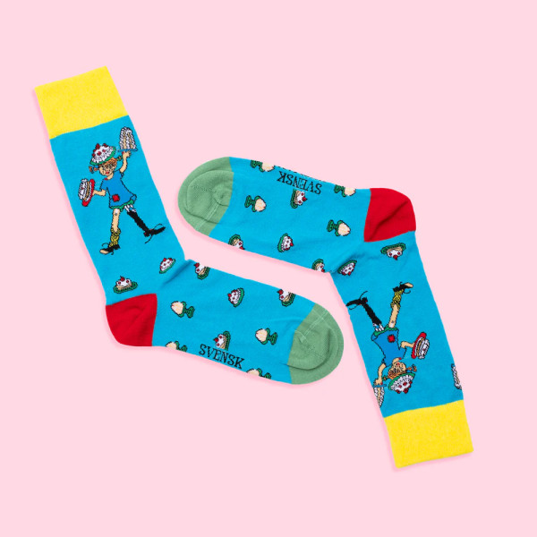 Socken Pippi Langstrumpf 'Torten' Erwachsene
