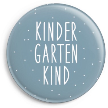 Ava & Yves Button Kindergartenkind blau