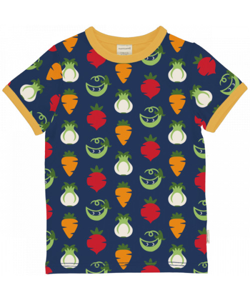 Maxomorra T-Shirt Kurzarm Vegetables