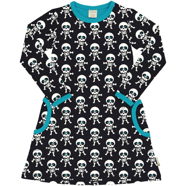 Maxomorra Langarmkleid Classic Skeleton