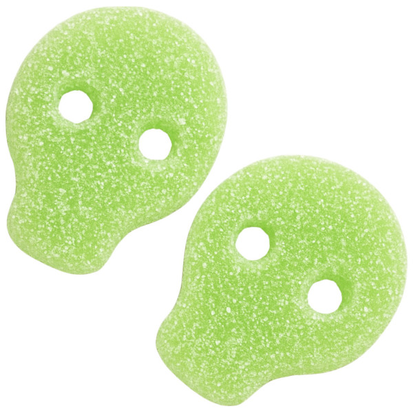 Jättegott Saure Limette Totenkopf VEGAN