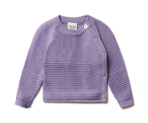 Strick Pullover - Puri Organic lila