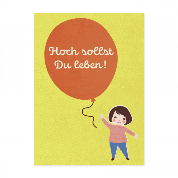 Monimari Karte Hoch sollst du leben